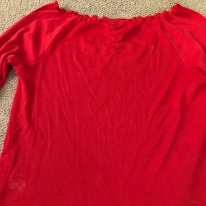 off the shoulder long sleeve